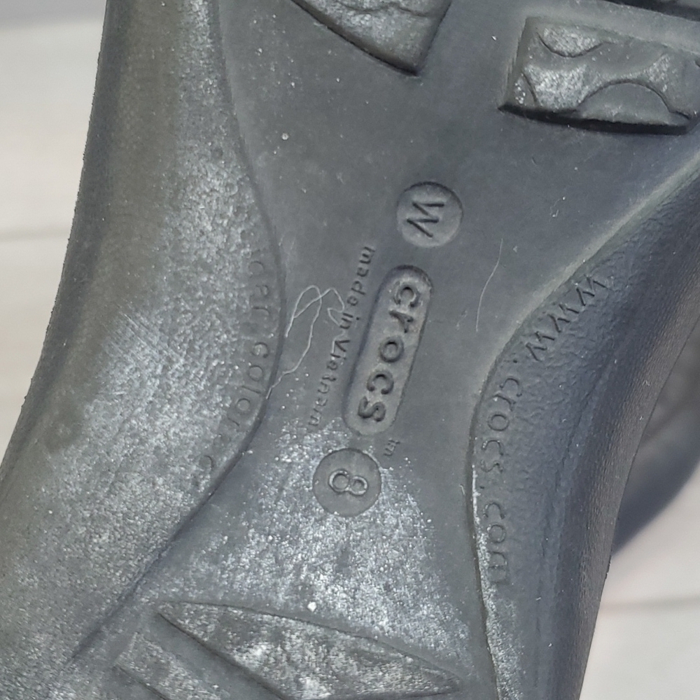 Crocs Women Comfort Rubber Clogs Outdoor Mule Shoes sz 8 - Picture 10 of 11